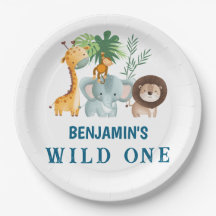 Minimal Safari Wild One birthday party