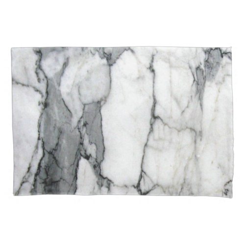minimal scandinavian modern chic grey white marble pillow case