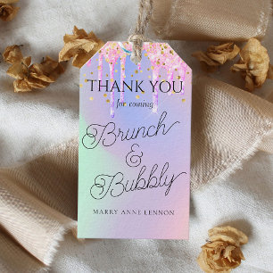 Minimal Script Bridal Shower Gift Tags