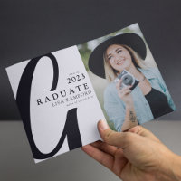 Minimal Script Graduate Photo Graduation