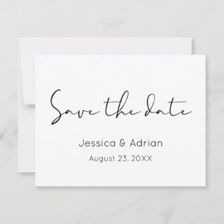 Minimal Script Save The Date