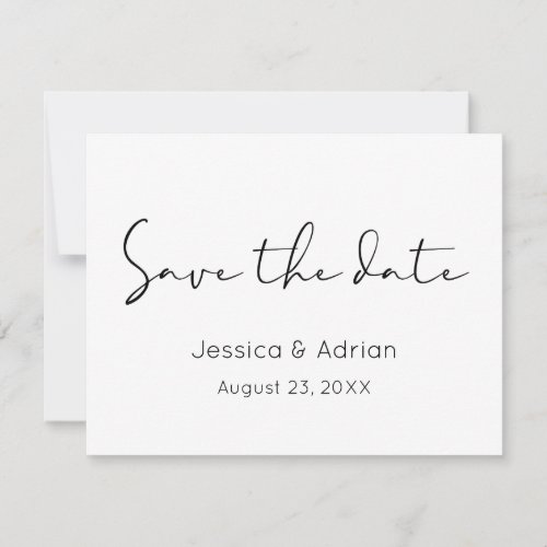 Minimal Script Save The Date