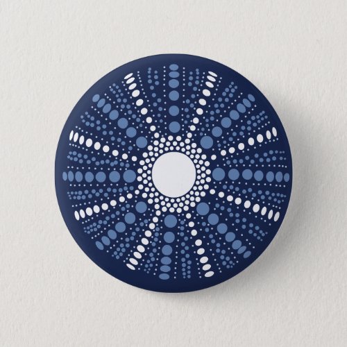 Minimal Sea Urchin Geometric Button