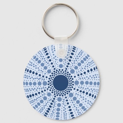 Minimal Sea Urchin Geometric Keychain