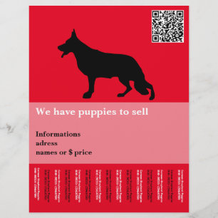 Minimal Shepherd Dog personalized Flyer