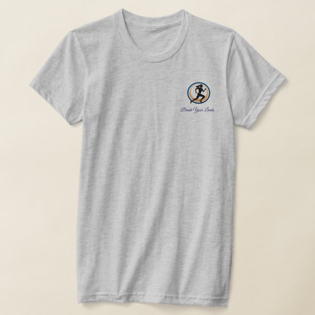 Minimal Silhouette Motion T-shirt – Modern Graphic (Laydown)