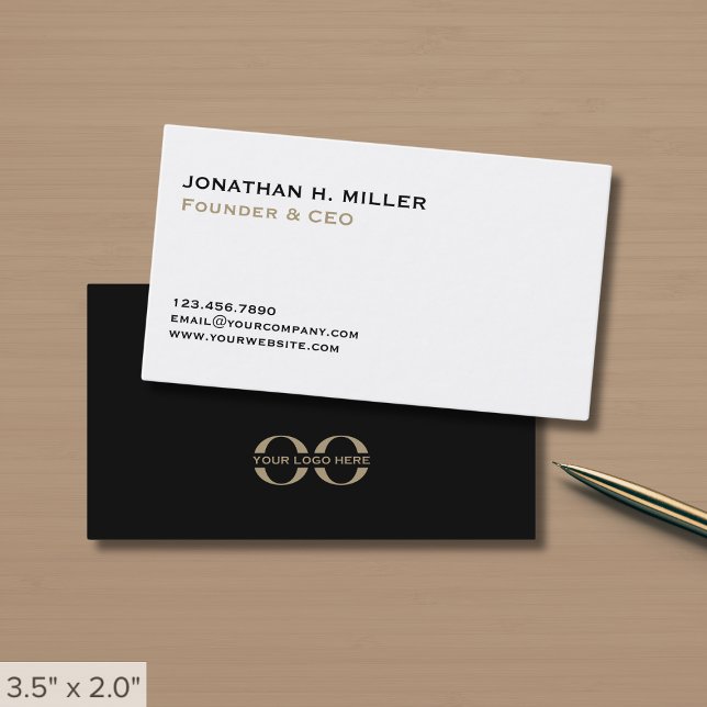 Minimal Simple Business Logo Card (Creator Uploaded)