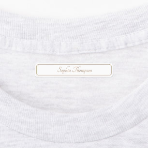 Minimal simple clothing tags kids' labels