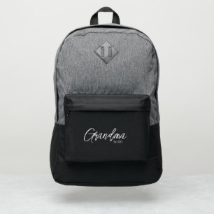 Minimal Simple Grandma Established Est Year Port Authority® Backpack
