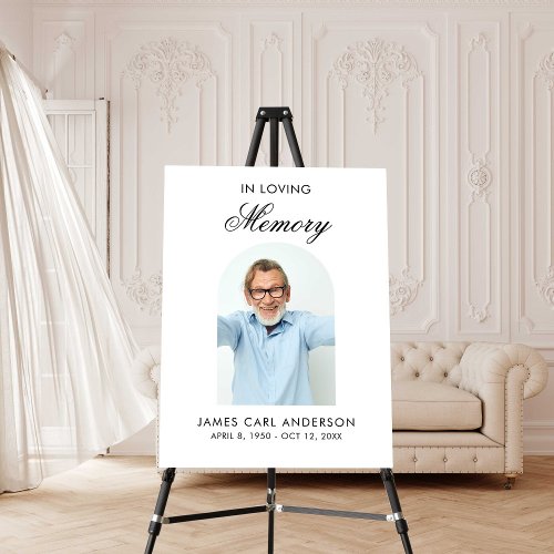 Minimal Simple Photo Arch Memorial