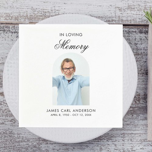 Minimal Simple Photo Arch Memorial