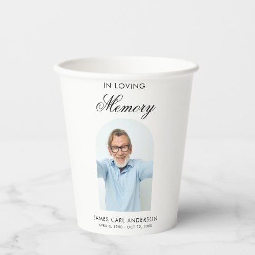 Minimal Simple Photo Arch Memorial