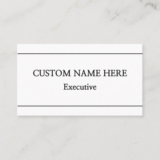 Minimal & Simple Professional Business Card (Front)