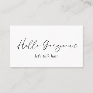 Minimal Simple QR Code Modern Elegant Business Card