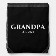 Minimal Simple Text Grandpa Established Est Year