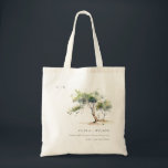 Minimal Simple Watercolor Botanical Tree Wedding Tote Bag<br><div class="desc">For any further customisation or any other matching items,  please feel free to contact me at yellowfebstudio@gmail.com</div>