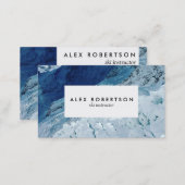 Minimal snow and ice business cards (Front/Back)