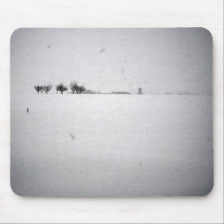 Minimal Snow Mousepad