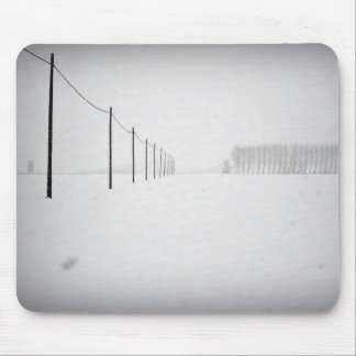 Minimal Snow Mousepad