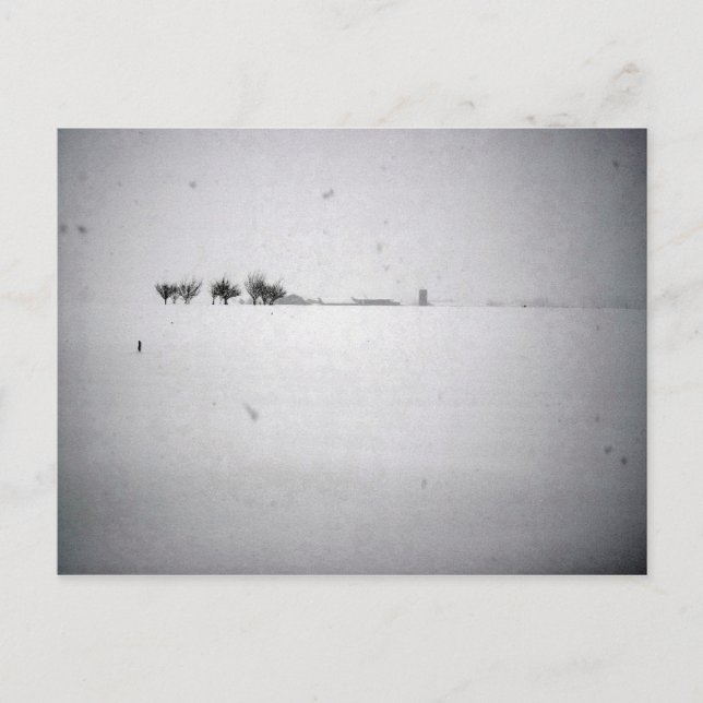 Minimal Snow Postcard (Front)