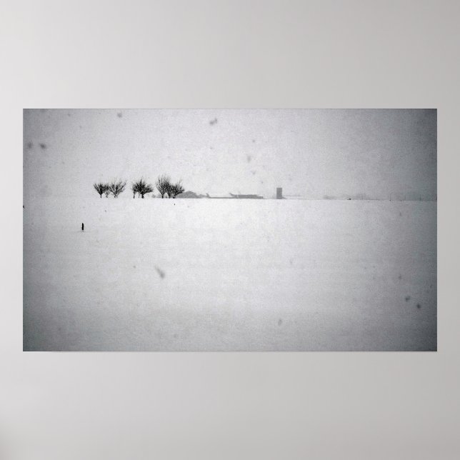 Minimal Snow Poster (Front)