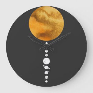 Minimal Solar System Large Clock