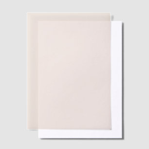 Minimal Solid Color Modern Pink Wedding Vellum Invitations