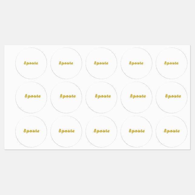 Minimal Sports Mode Labels (Sheet)