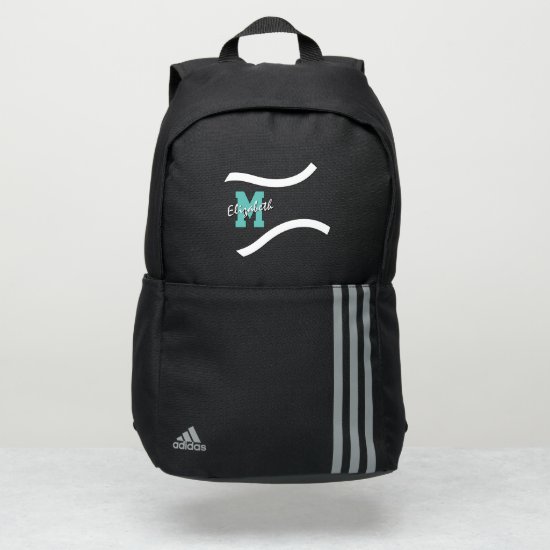 minimal sports monogrammed tennis adidas backpack