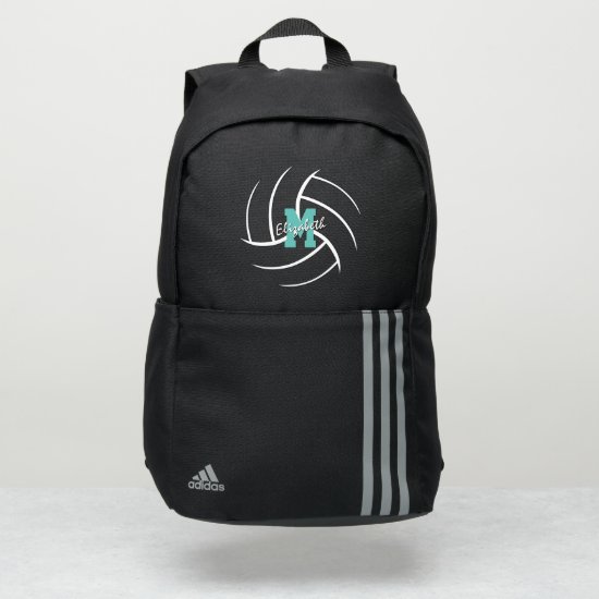 minimal sports monogrammed volleyball adidas backpack