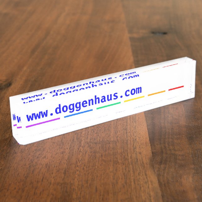 Minimal Statement Name Plate (Side)