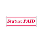 [ Thumbnail: Minimal "Status: Paid" Rubber Stamp ]