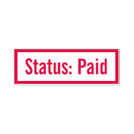 [ Thumbnail: Minimal "Status: Paid" Rubber Stamp ]