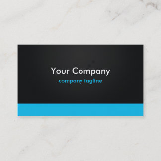 Minimal Stripe (Blue) Business Cards