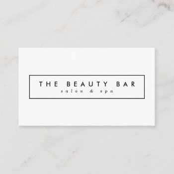 Minimal Stylish Appointment Business Cards by fancypaperie at Zazzle