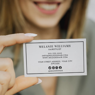 Minimal Stylish Business Card Design