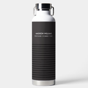 Minimal Stylish Trendy Modern Water Bottle