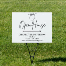 Minimal Summer Theme Real Estate Open House 