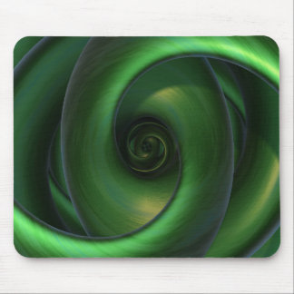 Minimal Surfaces (Green) Mouse Pad