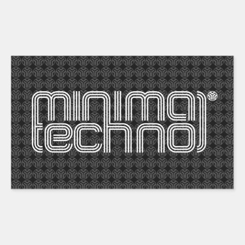 Minimal Techno _ Sticker