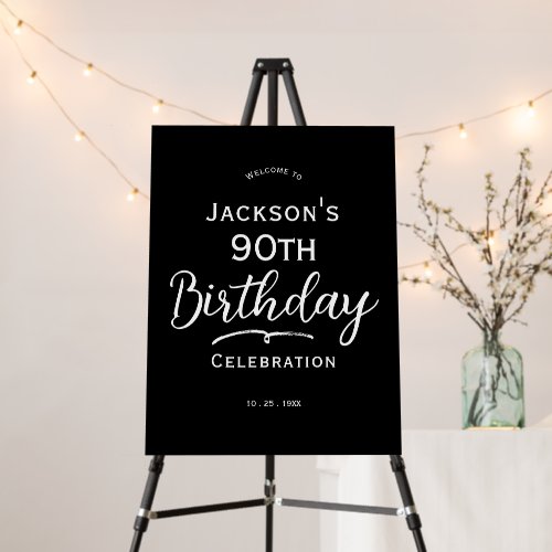 Minimal Text 90th Birthday 