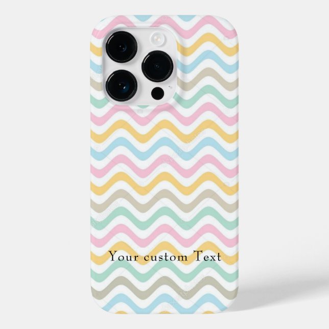 Minimal Text Custom Iphone 14 Pro Case (Back)