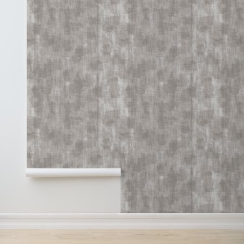 Minimal Textured French Provence Grey Mottled Wallpaper