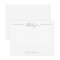 Minimal thank you personalized Stationery