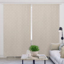 Minimal Tiny White Polka Dots Pattern On Greige