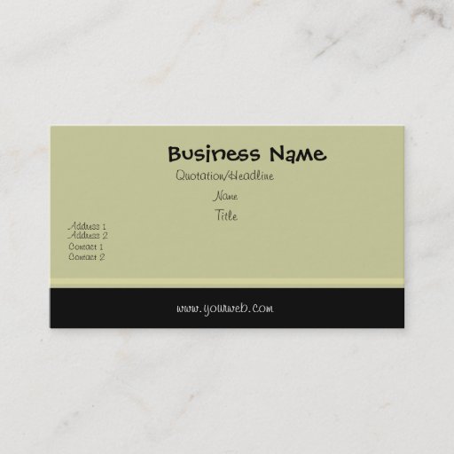 Customizable Trendy, Cool, Hip  &amp; Elegant Business Card