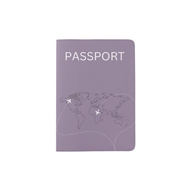 Minimal Travel Passport Holder – Elegant Design (Front)