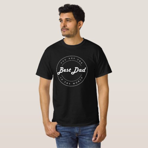 Minimal Trendy Dad Fathers Day Gifts for Him T_Shirt