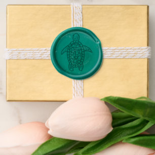 Minimal Turtle Wax Seal Sticker