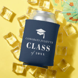 Minimal Type Graduation Party Can Cooler